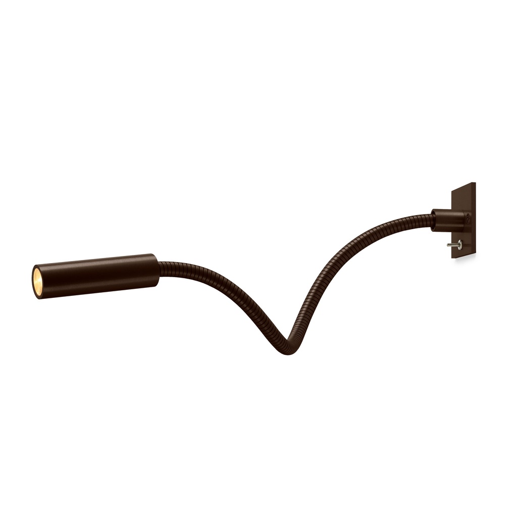 Scar-Led 1FDS built-in 60 BLACK frame + BLACK flex L400mm / WW - 10° / Switch + driver incl. (remote mounting) / dimmable 500mA (PUSH-DIM)157LM 2700K CRI93 IP50