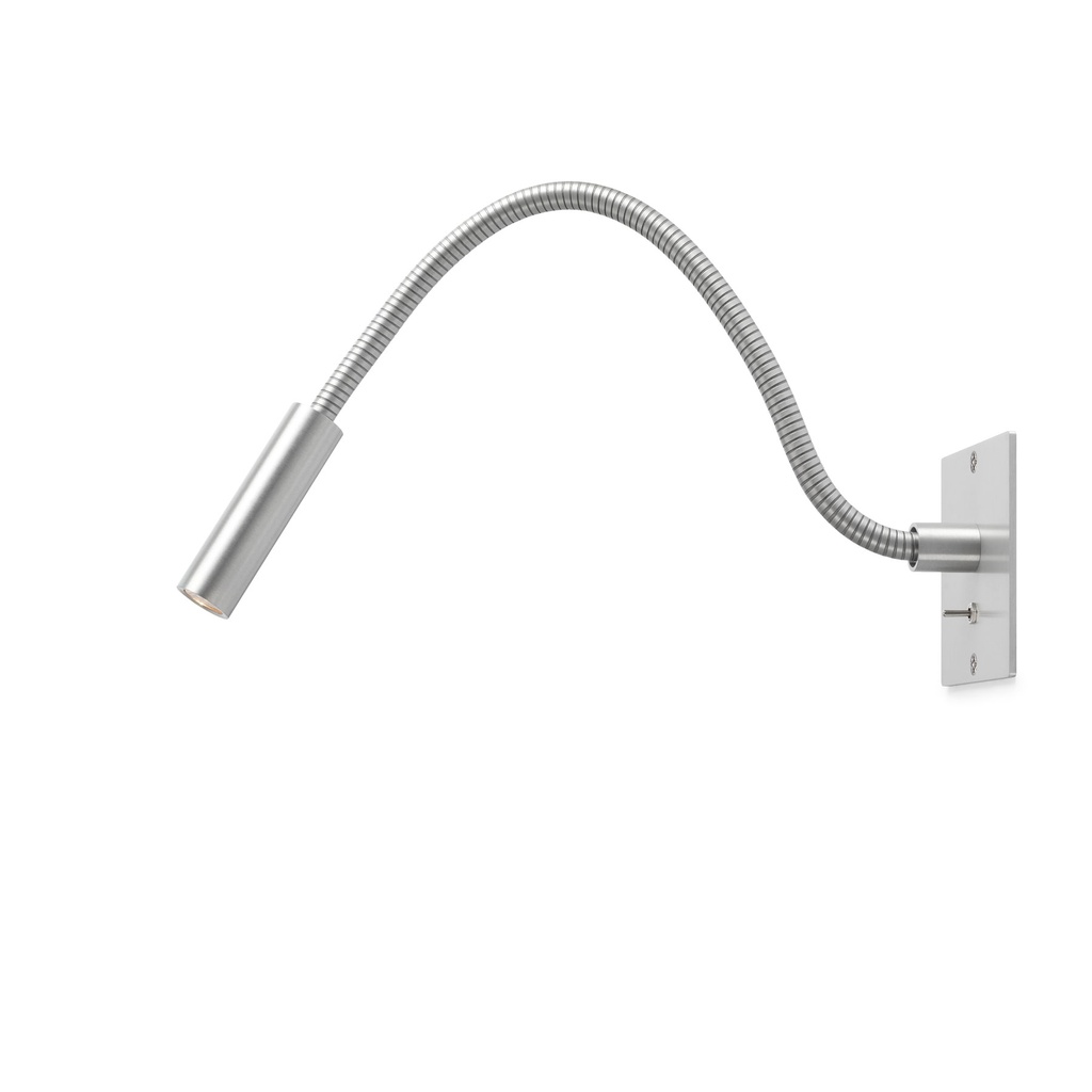 Scar-Led 1FDS built-in 95 ALU frame + BLACK flex L400mm / WW - 40° / Switch + driver incl. (remote mounting) / non-dimmable 114LM 2700K CRI93 IP50