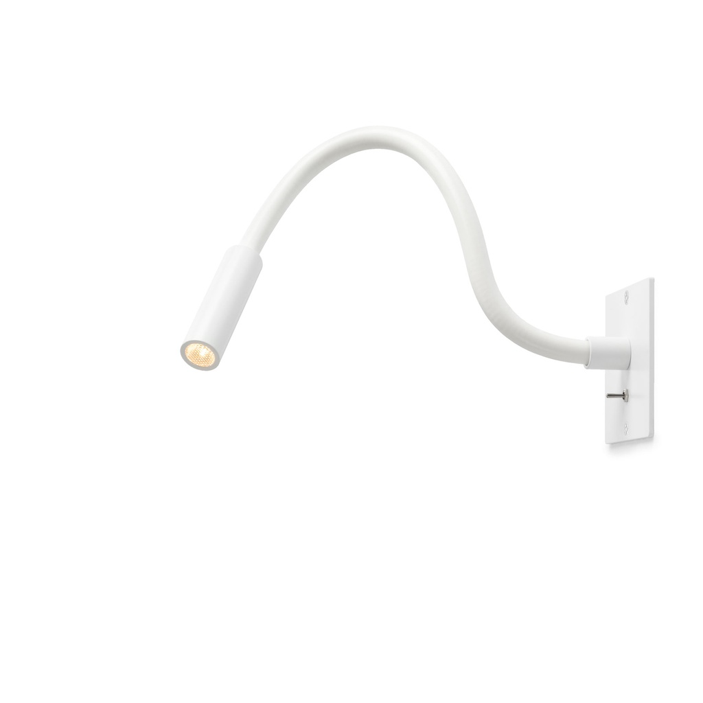 Scar-Led 1FDS built-in 95 ALU frame + ALU flex L400mm / WW - 40° / Switch + driver incl. (remote mounting) / non-dimmable 114LM 2700K CRI93 IP50