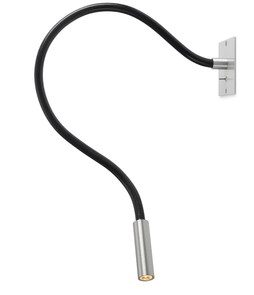 Scar-Led 1FDS built-in 95 BRONZE frame + BRONZE flex L400mm / WW - 40° / Switch + driver incl. (remote mounting) / non-dimmable 114LM 2700K CRI93 IP50