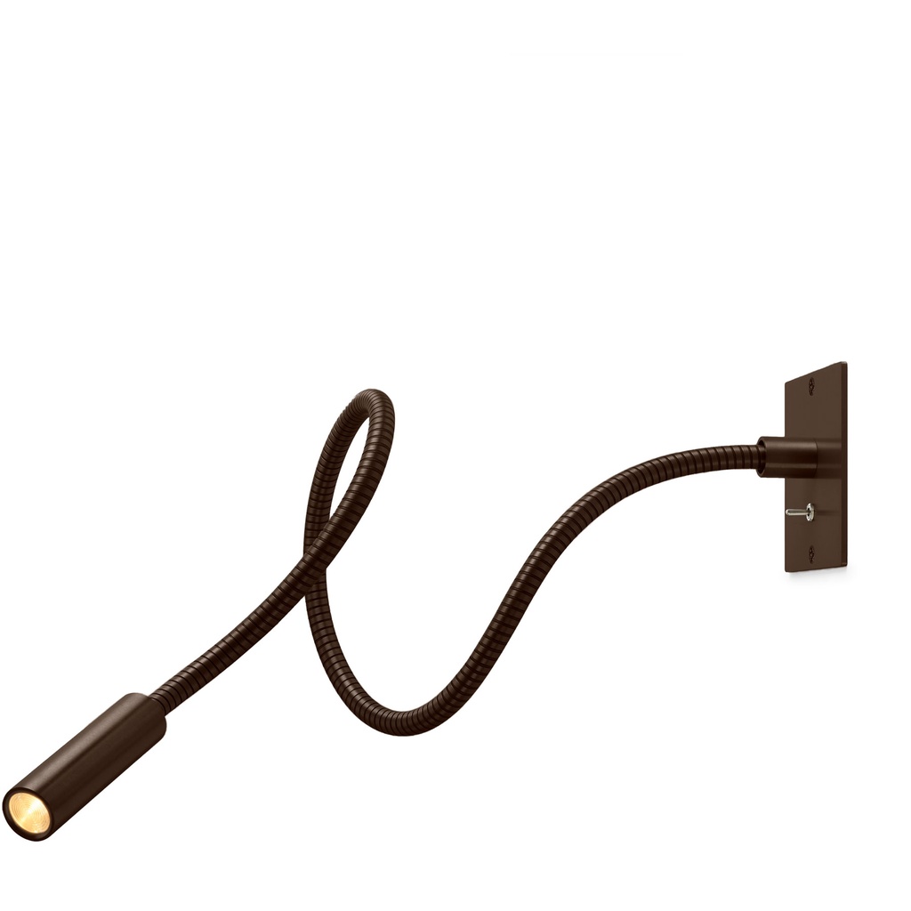 Scar-Led 1FDS built-in 95 BLACK frame + BLACK flex L750mm / WW - 10° / Switch + driver incl. (remote mounting) / non-dimmable 114LM 2700K CRI93 IP50