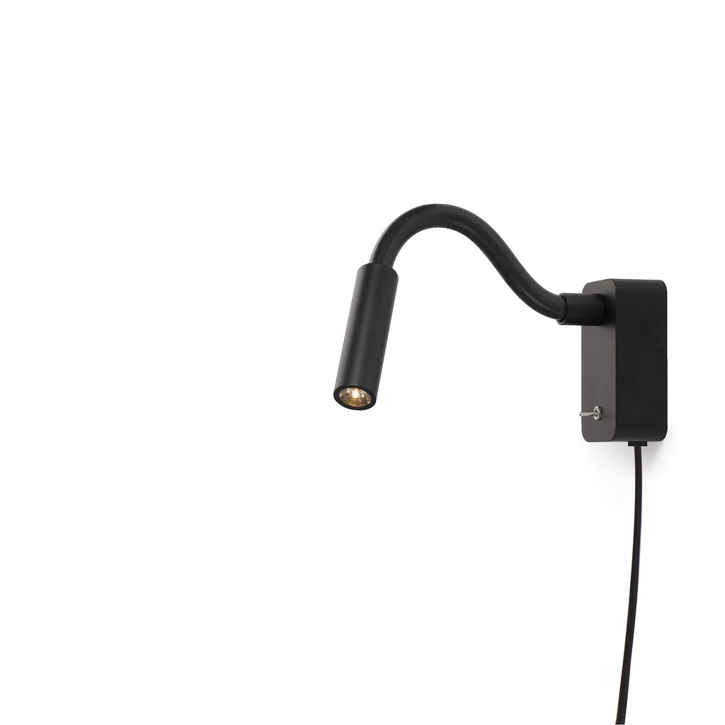 Scar-Led 1FDS built-up plug ALU frame + ALU flex L200mm / WW - 10° / Driver + switch incl. / non-dimmable114LM 2700K CRI93 IP50