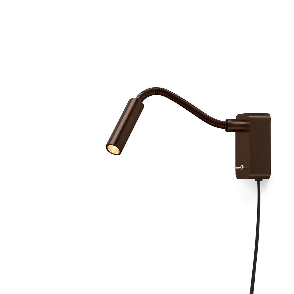Scar-Led 1FDS built-up plug WHITE frame + WHITE flex L200mm / WW - 40° / Driver + switch incl. / non-dimmable114LM 2700K CRI93 IP50