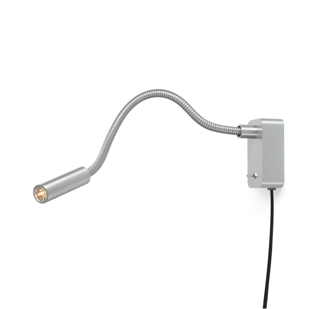 Scar-Led 1FDS built-up plug BRONZE frame + BRONZE flex L200mm / WW - 25° / Driver + switch incl. / non-dimmable114LM 2700K CRI93 IP50