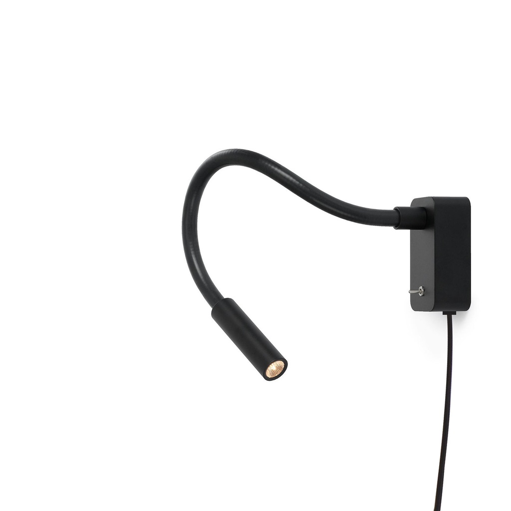 Scar-Led 1FDS built-up plug ALU frame + ALU flex L400mm / WW - 10° / Driver + switch incl. / non-dimmable114LM 2700K CRI93 IP50
