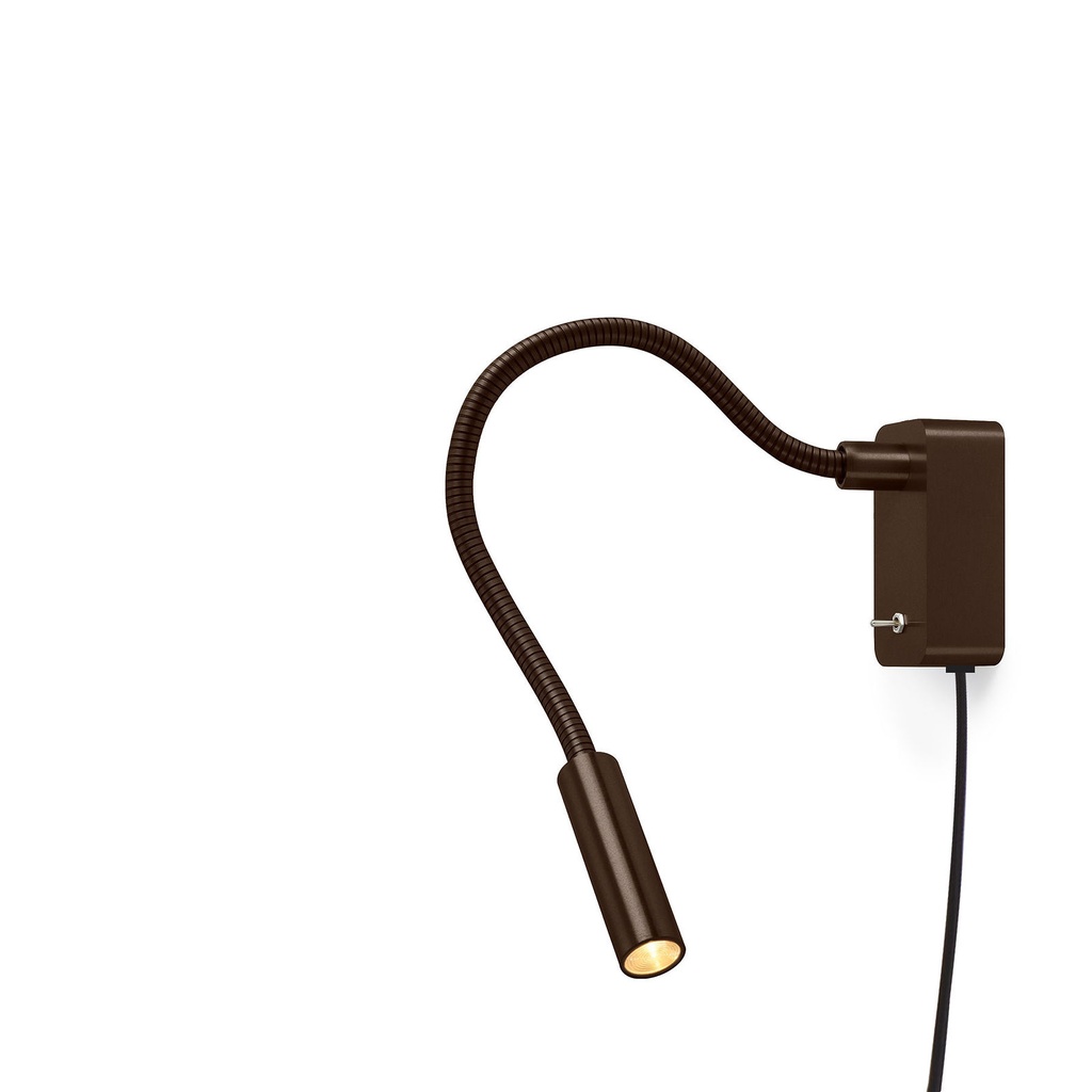 Scar-Led 1FDS built-up plug WHITE frame + WHITE flex L400mm / WW - 25° / Driver + switch incl. / non-dimmable114LM 2700K CRI93 IP50