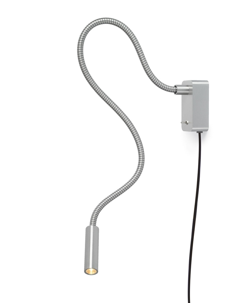Scar-Led 1FDS built-up plug BRONZE frame + BRONZE flex L400mm / WW - 40° / Driver + switch incl. / non-dimmable114LM 2700K CRI93 IP50