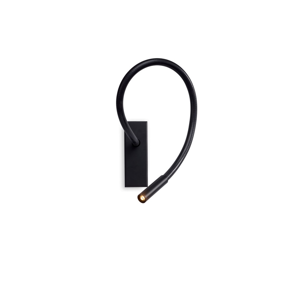 Scar-Lite 1FD built-in BLACK frame + BLACK flex L500mm / WW - 42° / Driver incl. (remote mounting) / non-dimmable157LM 2700K CRI93 IP50