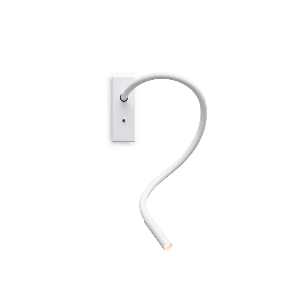Scar-Lite 1FD built-in WHITE frame + WHITE flex L500mm / WW - 42° / Driver incl. (remote mounting) / dimmable 500mA (PUSH-DIM or 1-10V)114LM 2700K CRI93 IP50