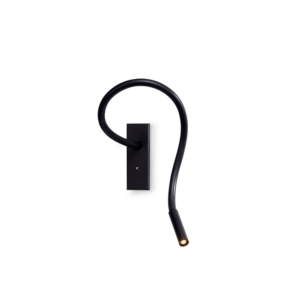 Scar-Lite 1FD built-in BLACK frame + BLACK flex L500mm / WW - 42° / Driver incl. (remote mounting) / dimmable 500mA (DALI)157LM 2700K CRI93 IP50