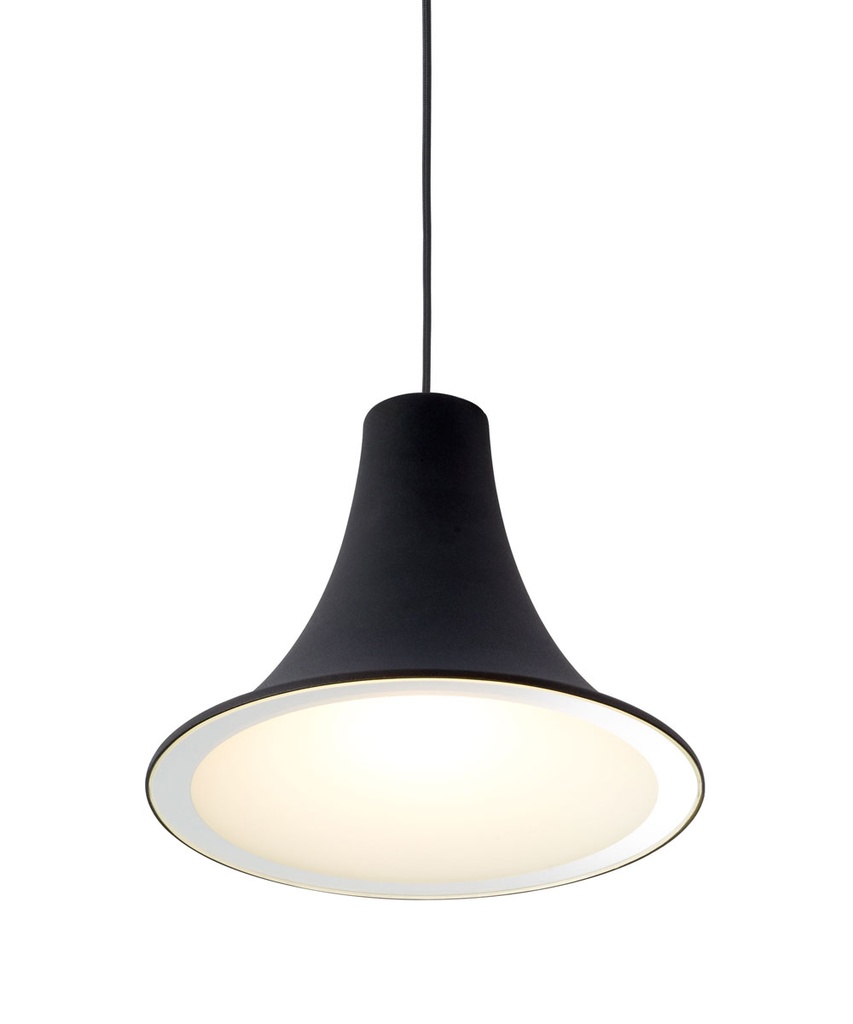 Sirens SU frosted glass big mirror + edge mirror BLACK ? 265 / Bulb excl.      IP50