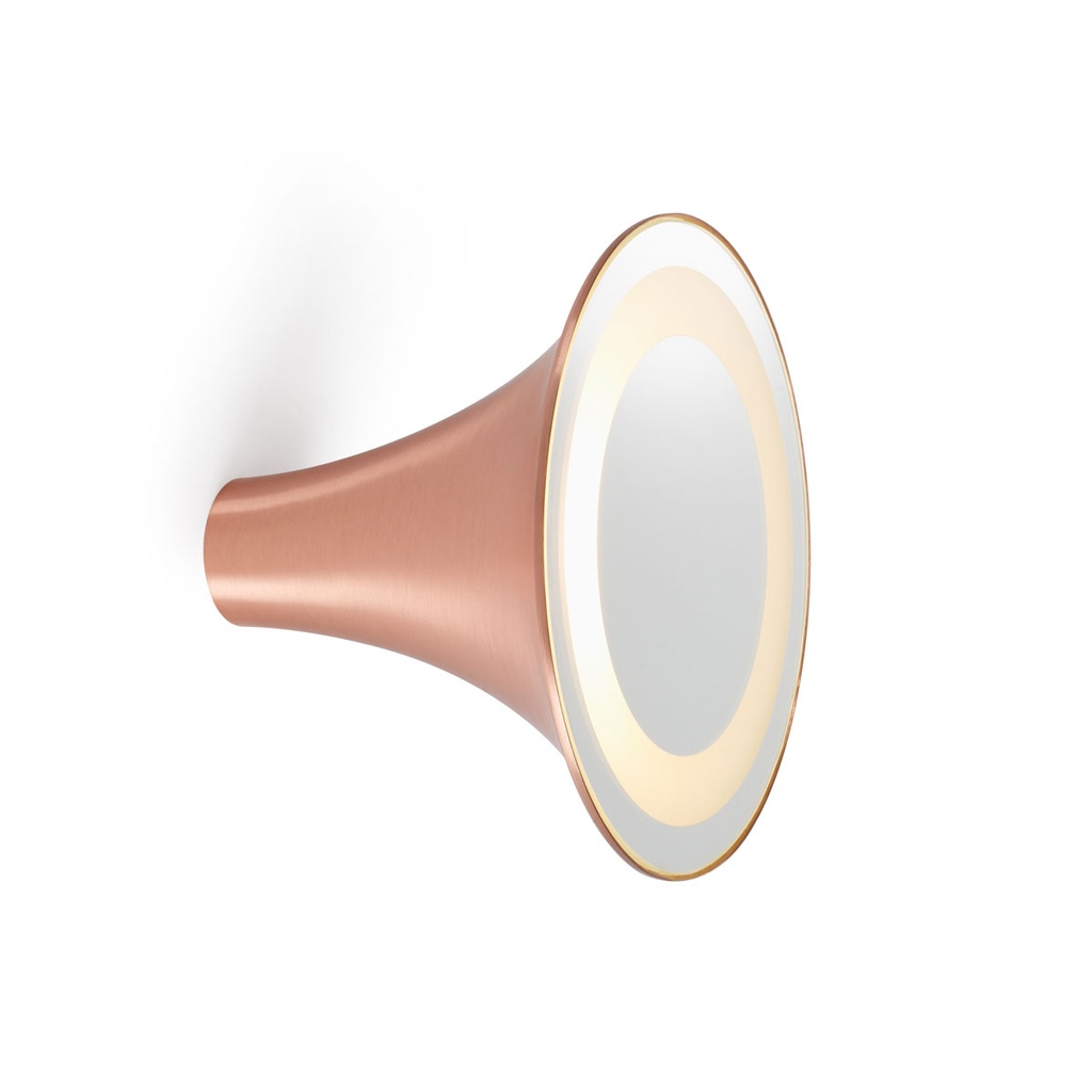 Sirens W/C diffuser glass COPPER ? 210 / Bulb excl.      IP50