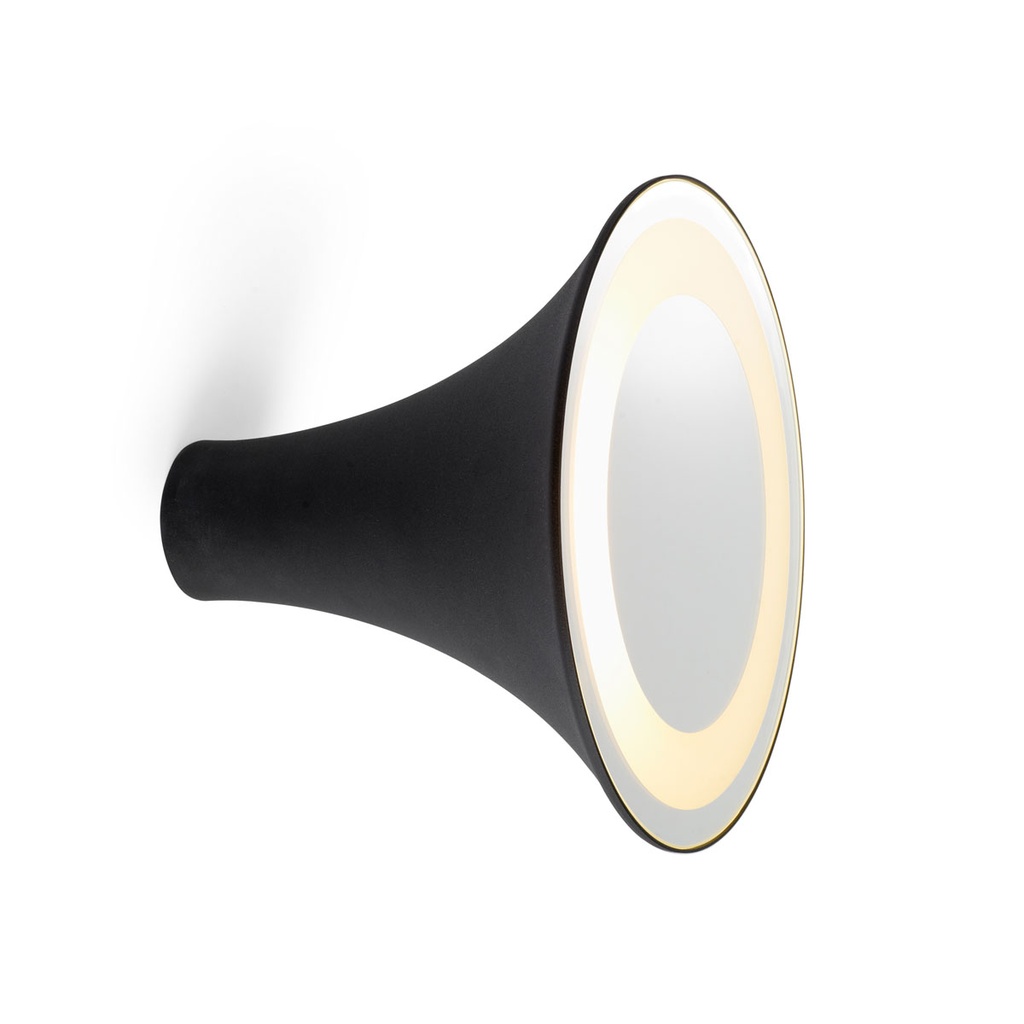 Sirens W/C diffuser glass BLACK ? 265 / Bulb excl.      IP50