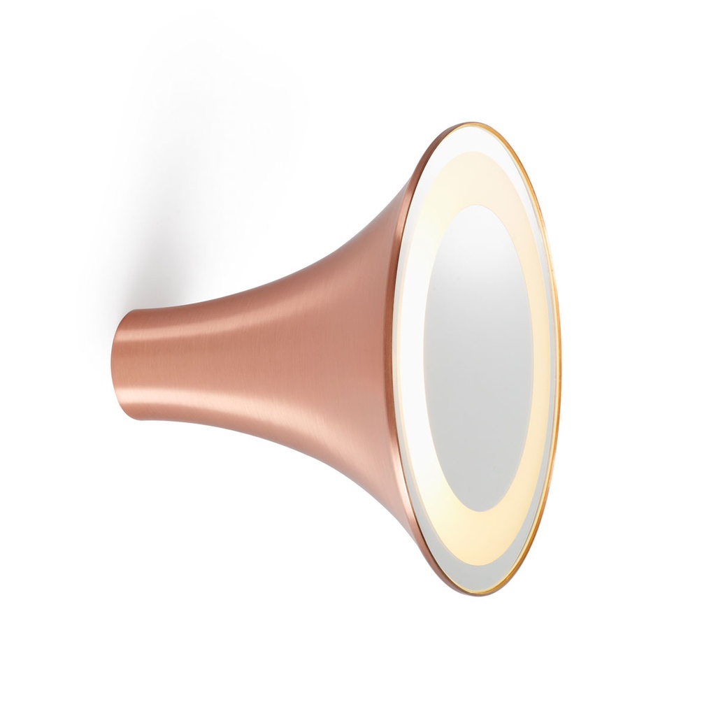 Sirens W/C diffuser glass COPPER ? 265 / Bulb excl.      IP50