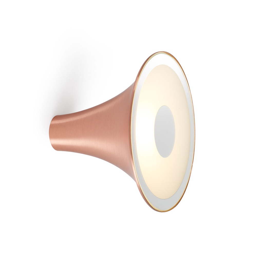 Sirens W/C frosted glass edge mirror COPPER ? 210 / Bulb excl.      IP50