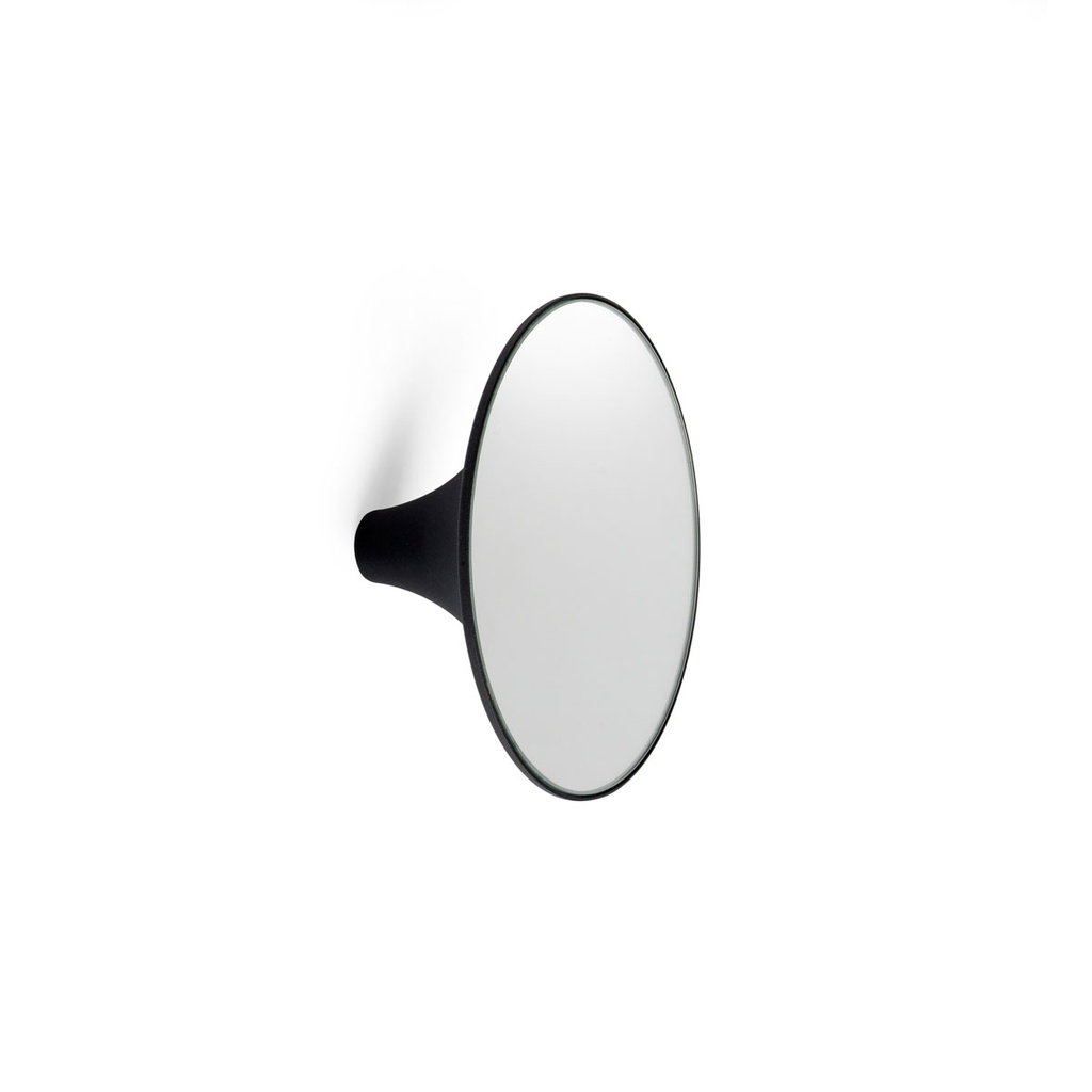 Sirens W/C frosted glass small mirror + edge mirror BLACK ? 210 / Bulb excl.       