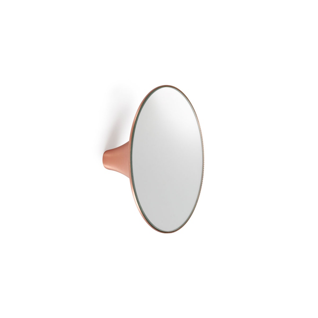 Sirens W/C frosted glass small mirror + edge mirror COPPER ? 210 / Bulb excl.       