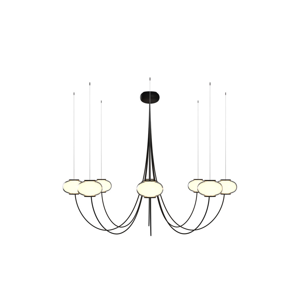 Hop Chandelier 8 Bodies
