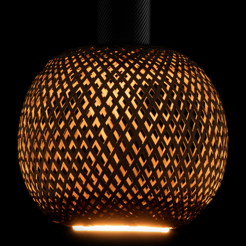 LED FLOATING BAMBOO BRONZE GLOBE G180 - 5W - CRI90 - 2200K - E27  - 350LM