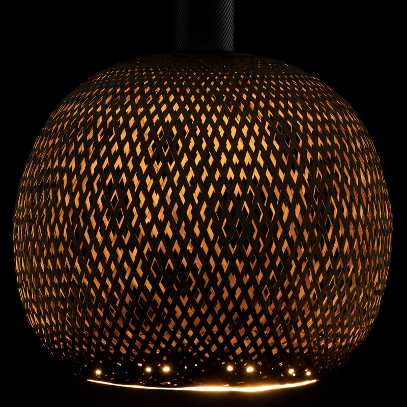 LED FLOATING BAMBOO BRONZE GLOBE G300 - 6W - CRI90 - 2200K - E27  - 350LM