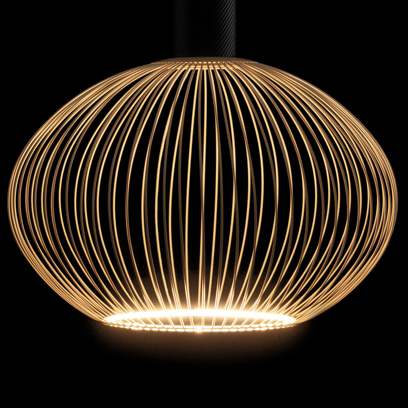 LED FLOATING FILO DESERT SAND OVALE 300 - 6W - CRI90 - 2200K - E27  - 450LM