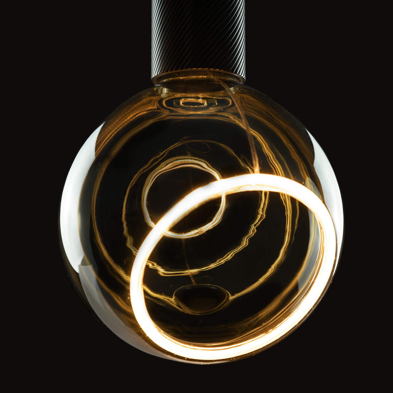 LED Floating Globe 150 smokey grey 45° - 6W - CRI90 - 1900K - E27  - 260LM
