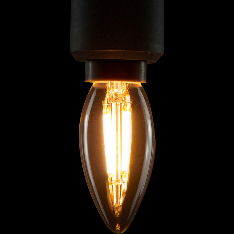 LED Candle clear - 3,2W - CRI90 - 2700K - E14  - 270LM