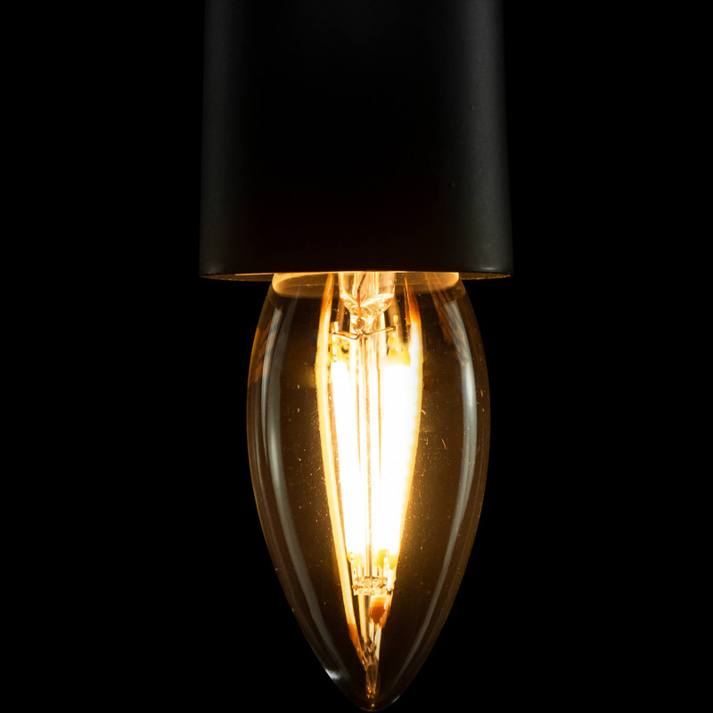 LED Candle clear - 3,2W - CRI90 - 2700K - E27  - 270LM