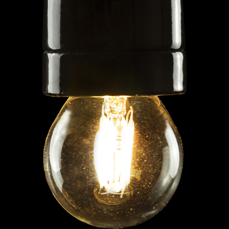 24V LED Golfball clear - 3W - CRI90 - 2000-2700K - E27  - 210LM