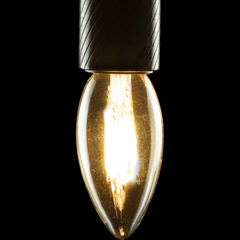 24V LED Candle clear - 3W - CRI90 - 2000-2700K - E14  - 210LM