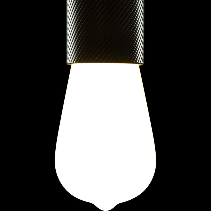 24V LED Rustica ST64 milky - 6W - CRI90 - 2000-2700K - E27  - 560LM