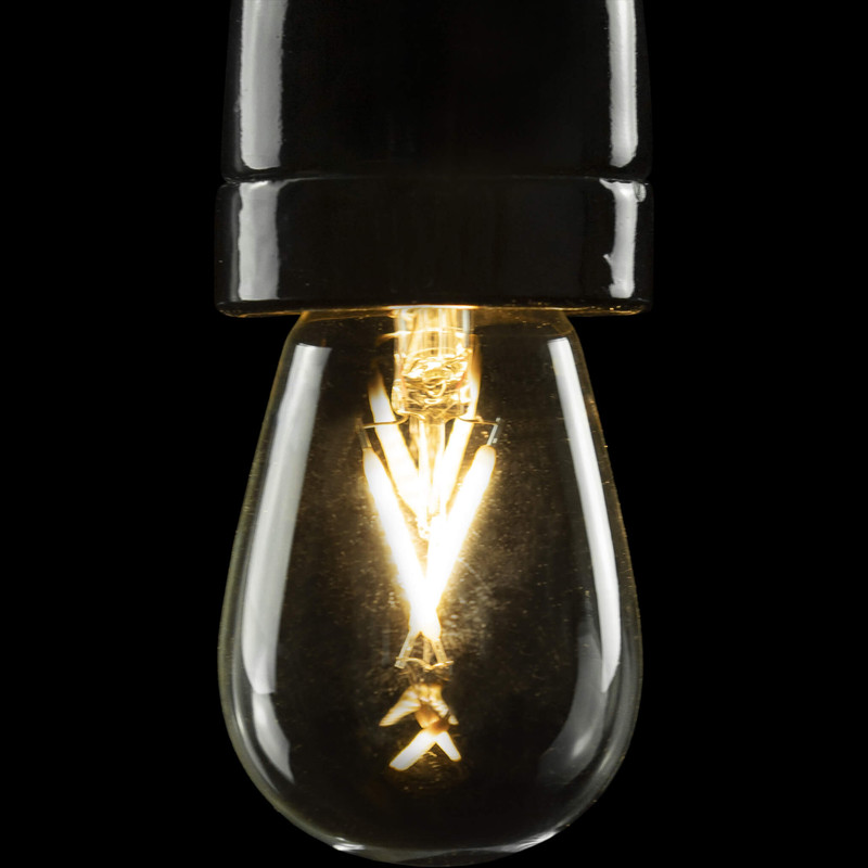 24V LED Mini Rustica clear - 1,5W - CRI90 - 2200K - E27  - 110LM