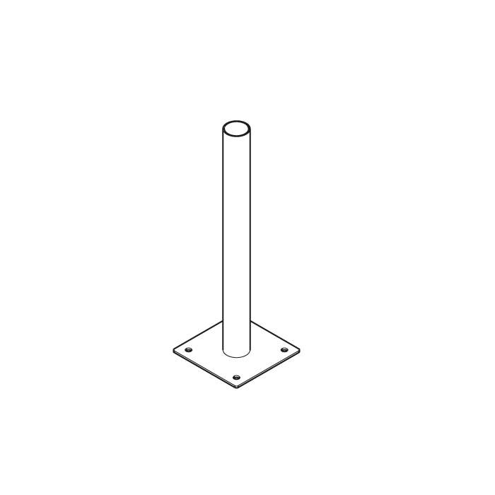 Staffa Palo Flag  Grigio