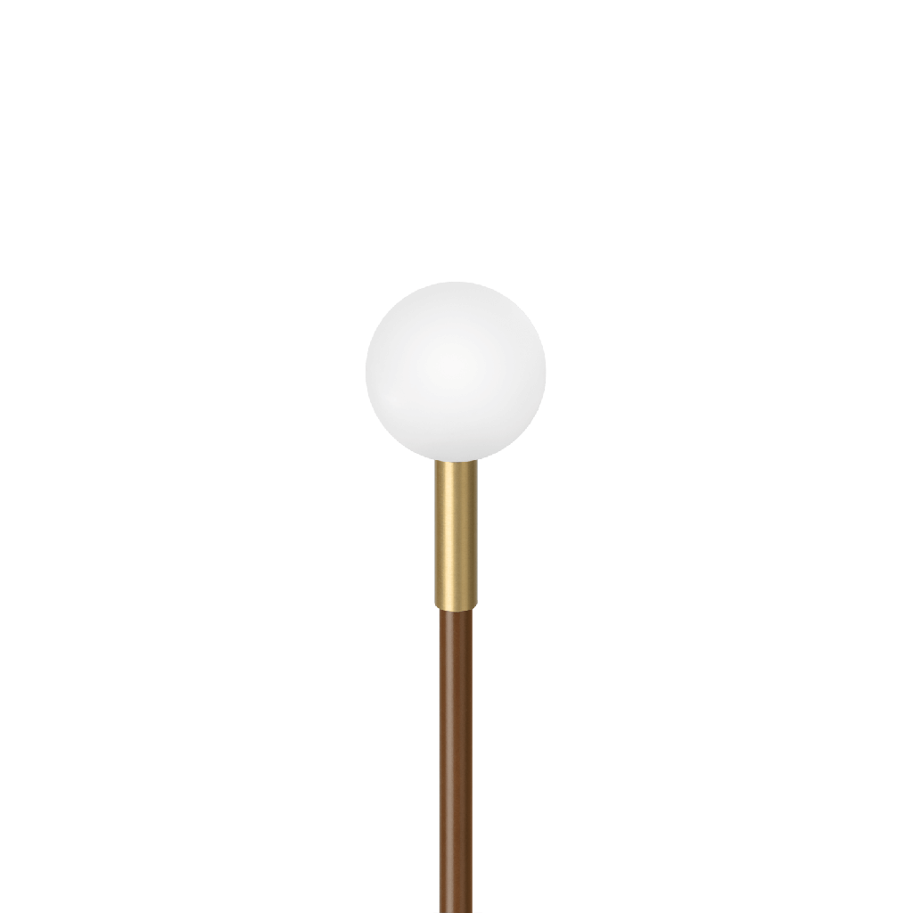 Linfa O 120 LED 24V  4K 2W Marrone Ottone