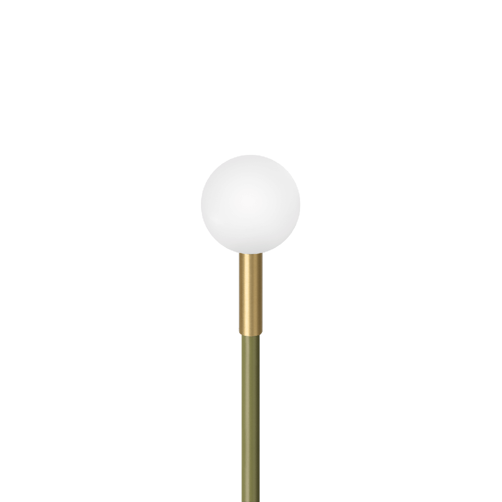 Linfa O 120 LED 24V  2.7K 2W Verde Ottone