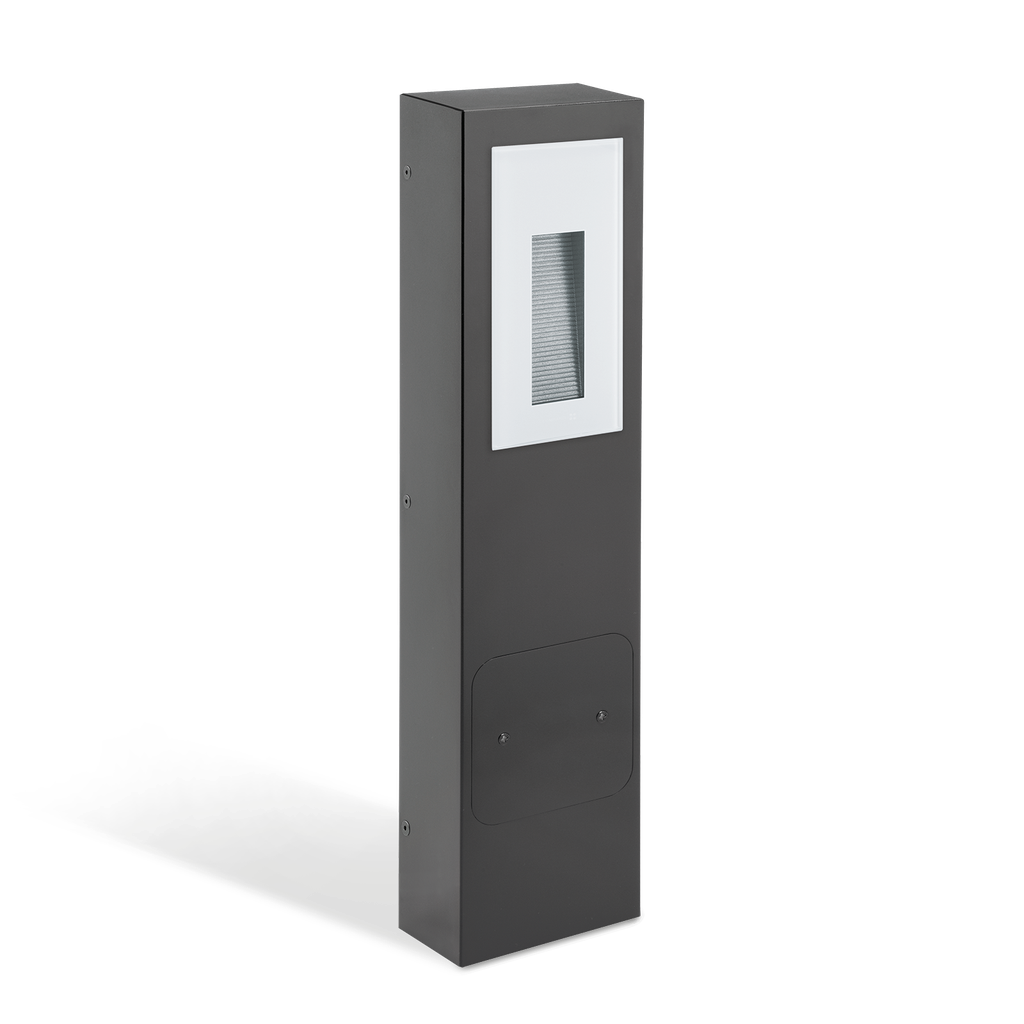 Kit 02 Stile Post LED  4K 3W Nero