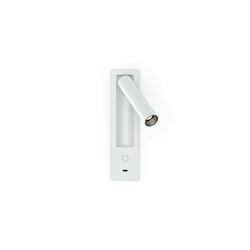 MATCH SNOOZE WALL SEMI REC 1.0 LED 2700K W