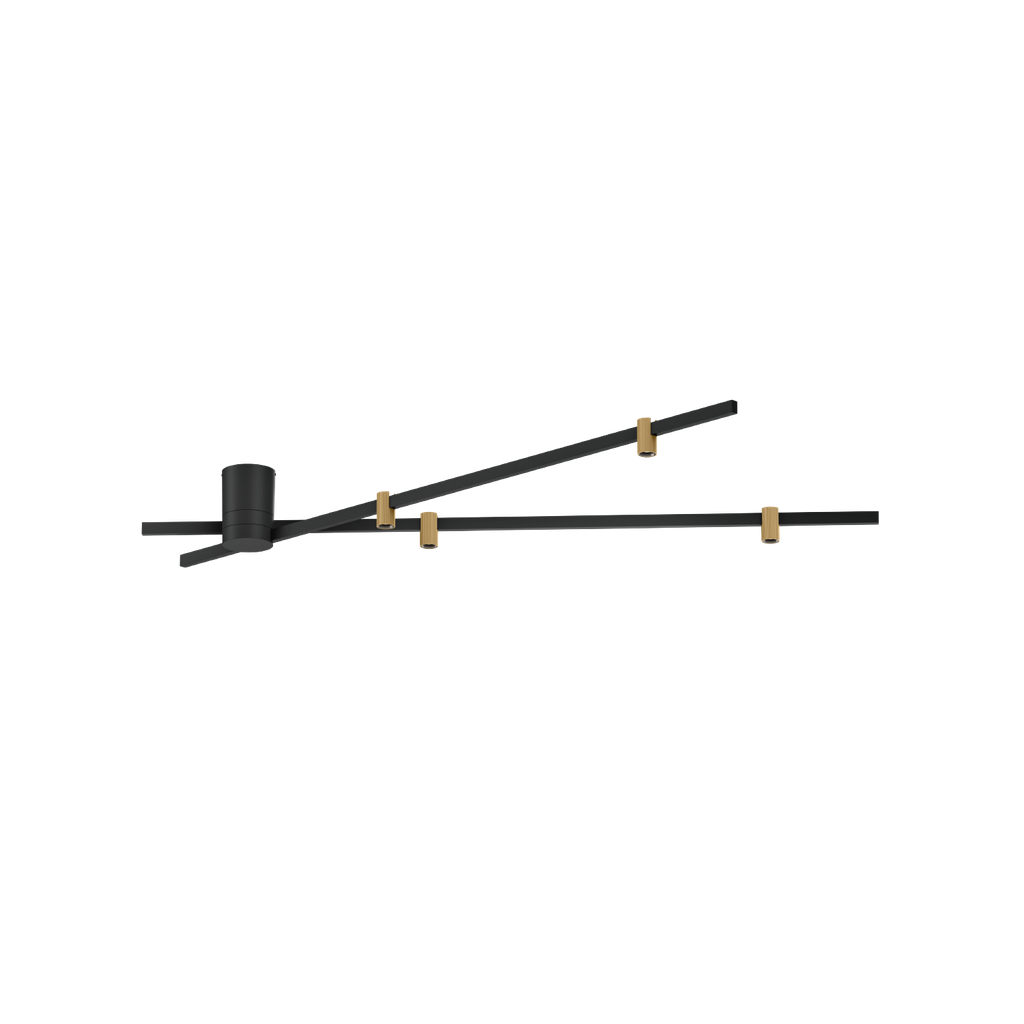 TRACE SPIN CEILING SURF 1.0 LED 2700K CH