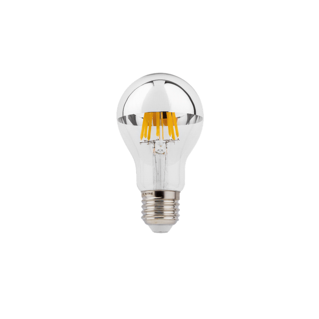 LAMP A60 LED 2700K CLEAR / SILVER MIRROR