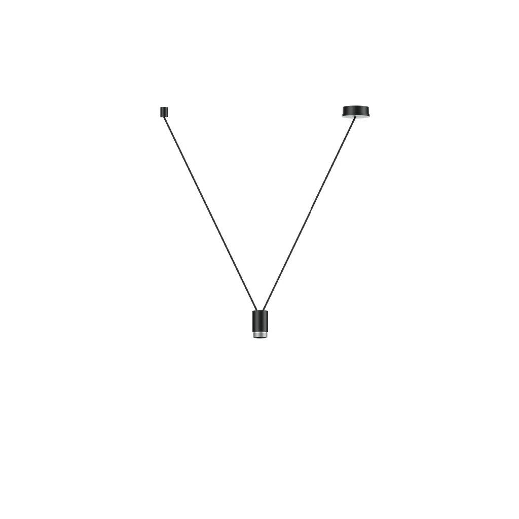 WIRO CEILING SUSP SET DECENTER 1.0 E27 B 6.0m