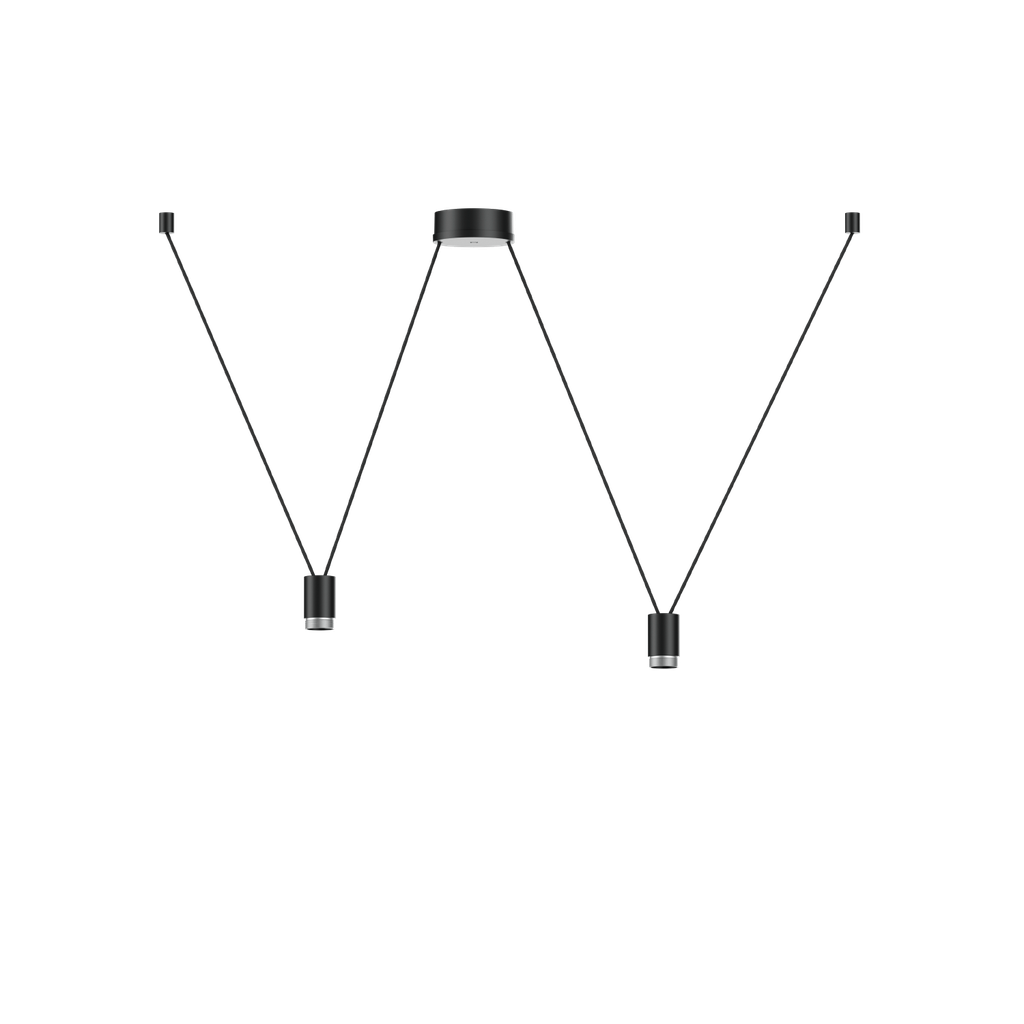 WIRO CEILING SUSP SET DECENTER 2.0 E27 B 6.0m