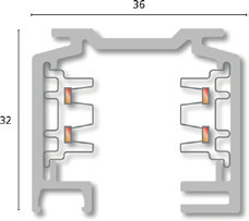 25-302 3~SURFACE TRACK 3.000MM, BLACK