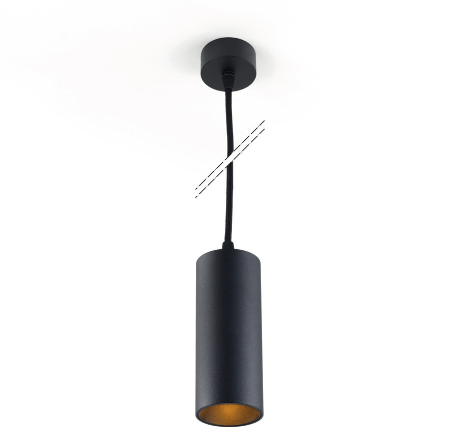 MINI TUBE SUSPENSION ON BLACK LED 930 R24