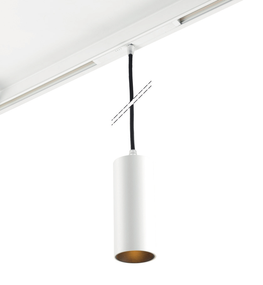 MINI TUBE SUSPENDED IN-TRAC WHITE LED 927 R36