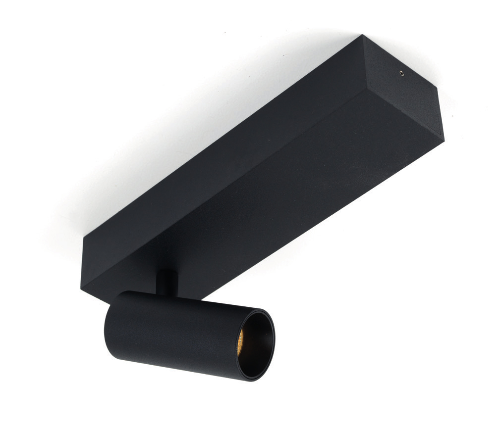Micro Tube ON RECT D2W 3000-1800K Black 1-10V