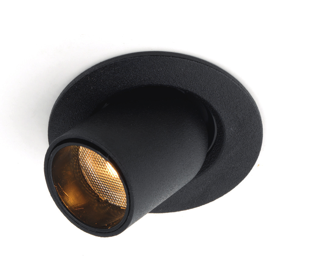Nano Tube Recessed Black 930