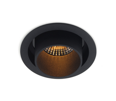 Mini Tube Recessed Black 927