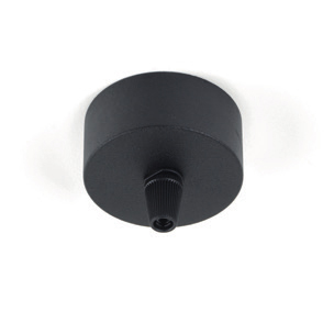Mounting connecting box Ø 60mm matt black texture