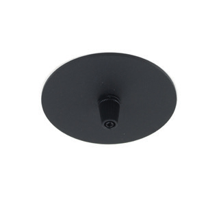 Recessed connecting box Ø 90mm matt black texture