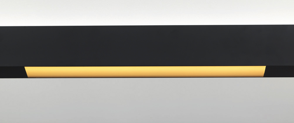 Line IN AT BLACK TRANSPARANT DIFFUSOR 1500mm 927 1-10V DIM